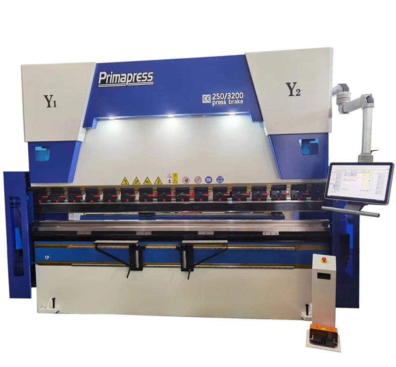 125t3200mm CNC Press Brake with Tp10s Controller with Electrical Crowning System