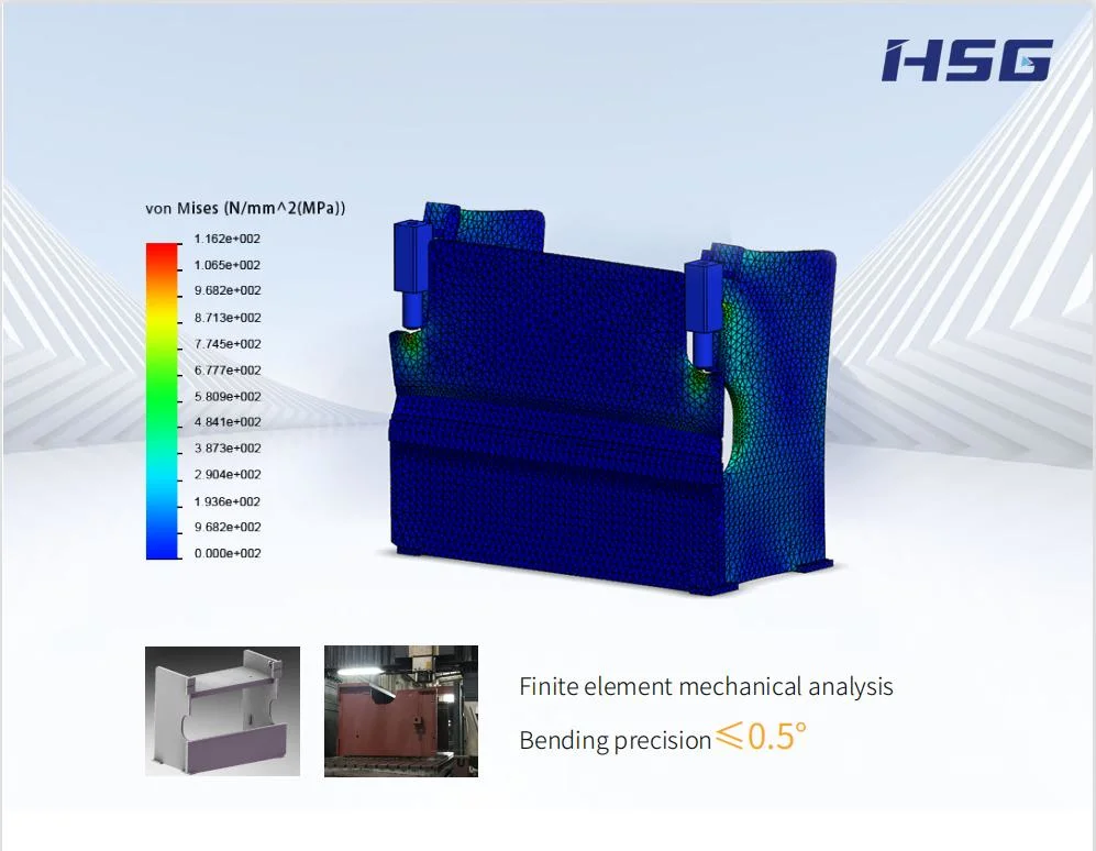 160t 200t 4000 Metal Servo Hydraulic CNC Brake Press Bending Machine Price