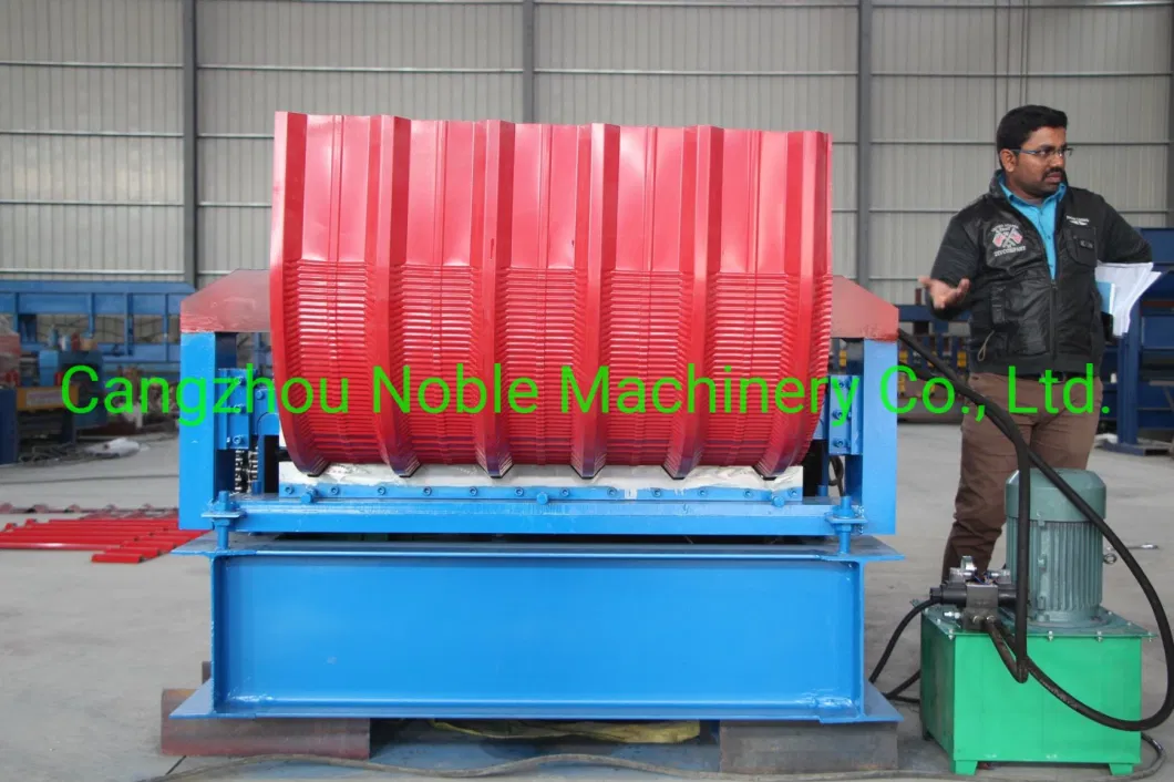 Aluminium /Galvanized /Metal /PPGI Steel Roofing/Roof Panel Bending Machine Roofing Sheet Crimping Machine