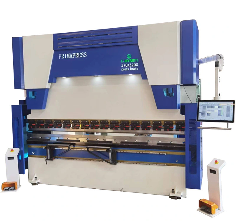 125t3200mm CNC Press Brake with Tp10s Controller with Electrical Crowning System
