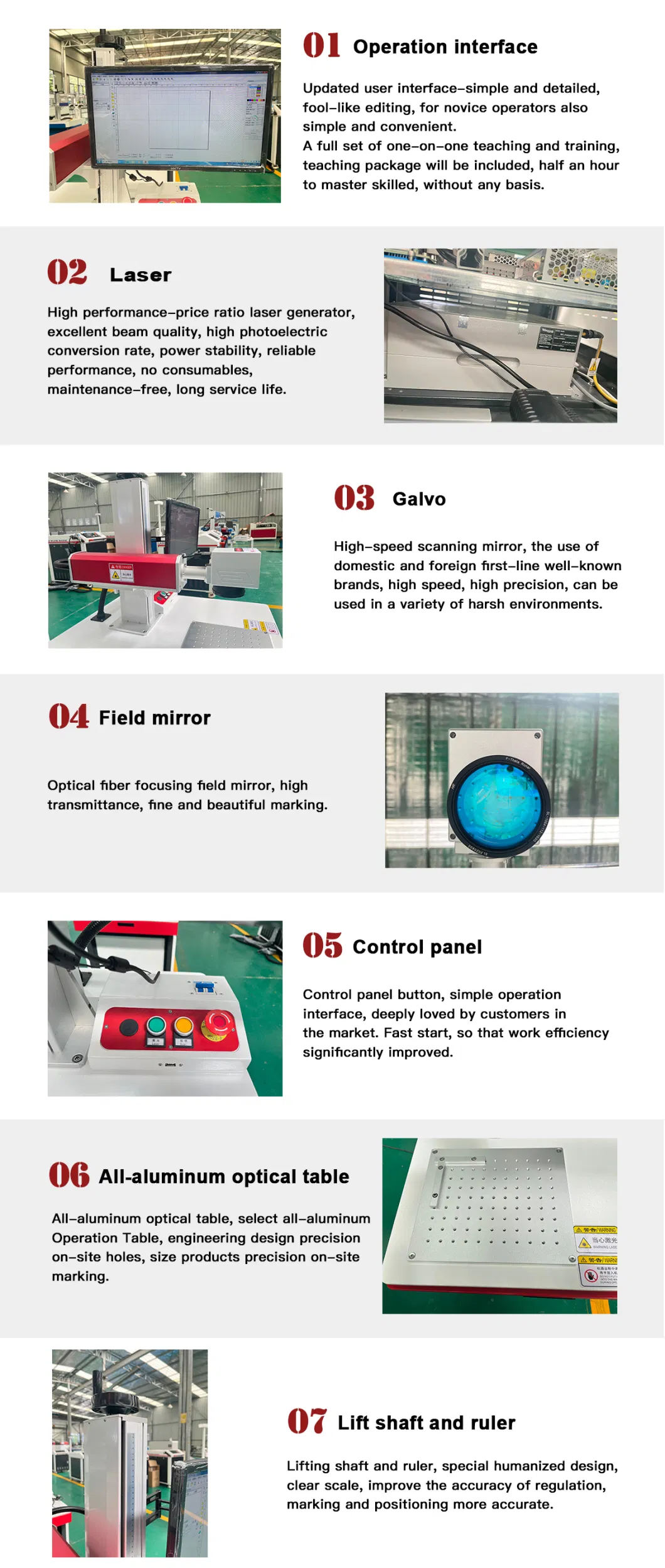 Advertising Model Fiber 30W 50W 60W 80W 100W CNC Metal Laser Engraving Machine Gold Silver Laser Engraving Cutting Machine Stainless Steel Marking