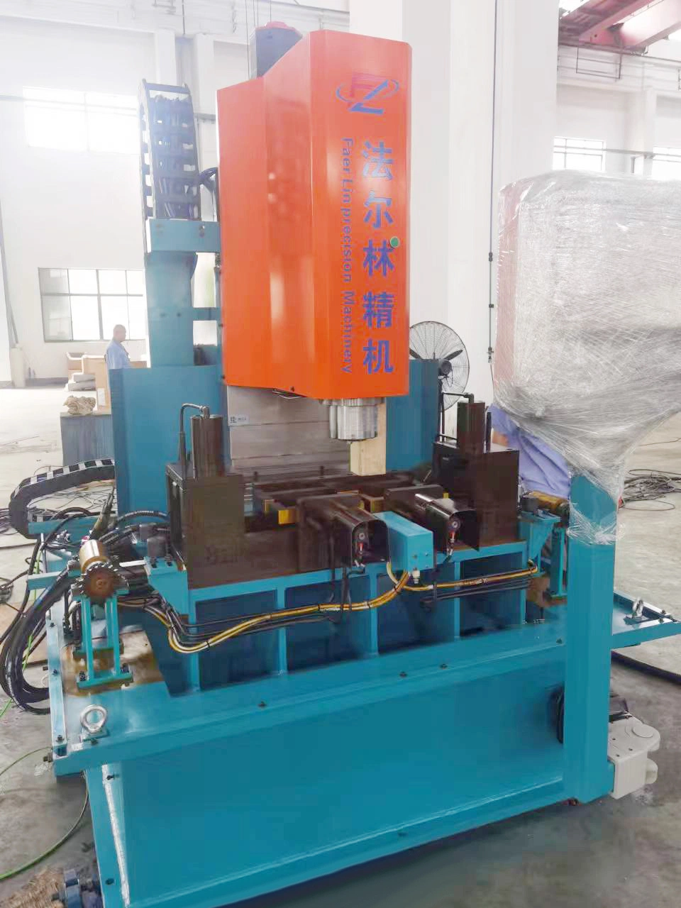 Zk52 Vertical Moving Column CNC Drilling Machine for T75 Specification Elevator Guide Rail Bolt Mounting Hole OEM/ODM