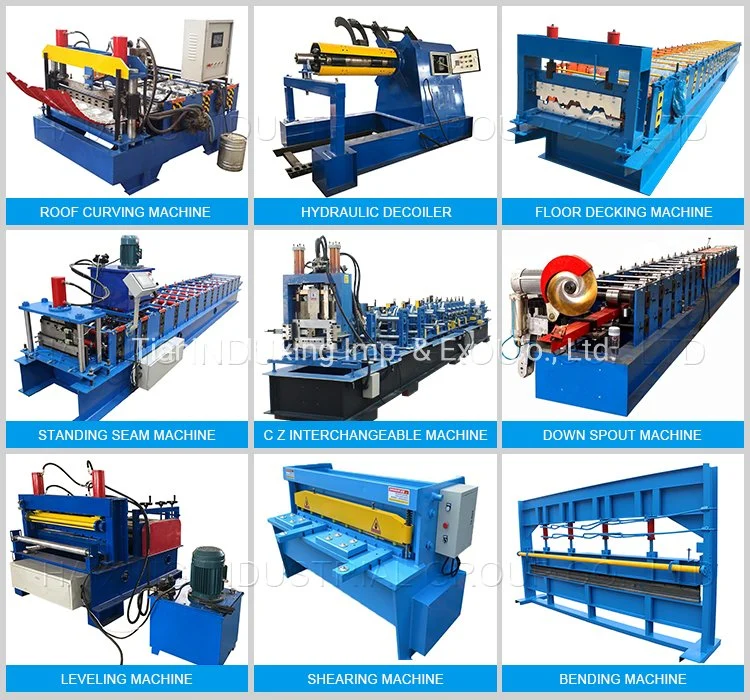 Corrugated Water Wave Iron Roof Forming Machine Metal