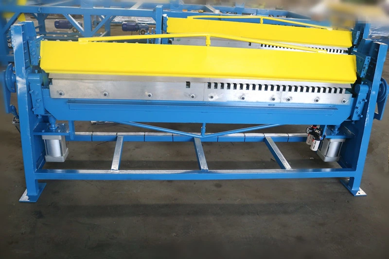 1.5 *1300 Plate HVAC Air Tube Pneumatic Folder Bending Machine, HVAC Duct Metal Sheet Tdf Flange Bender Folding Machine