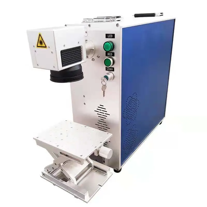 Portable Small Fiber Laser 20W 30W 50W 100W Max Raycus Jpt CNC Desktop Fiber Laser Marking Machine for Metal