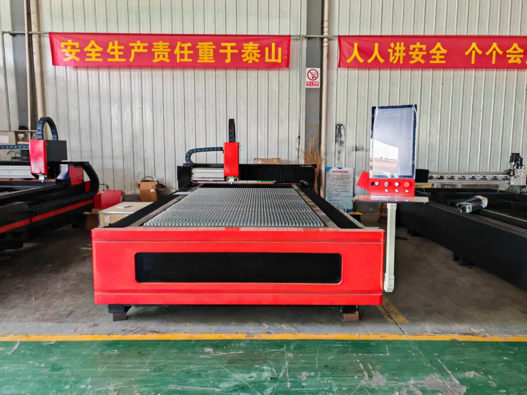 1500W 2000W Metal Steel Iron Sheet CNC Fiber Laser Cutting Machine