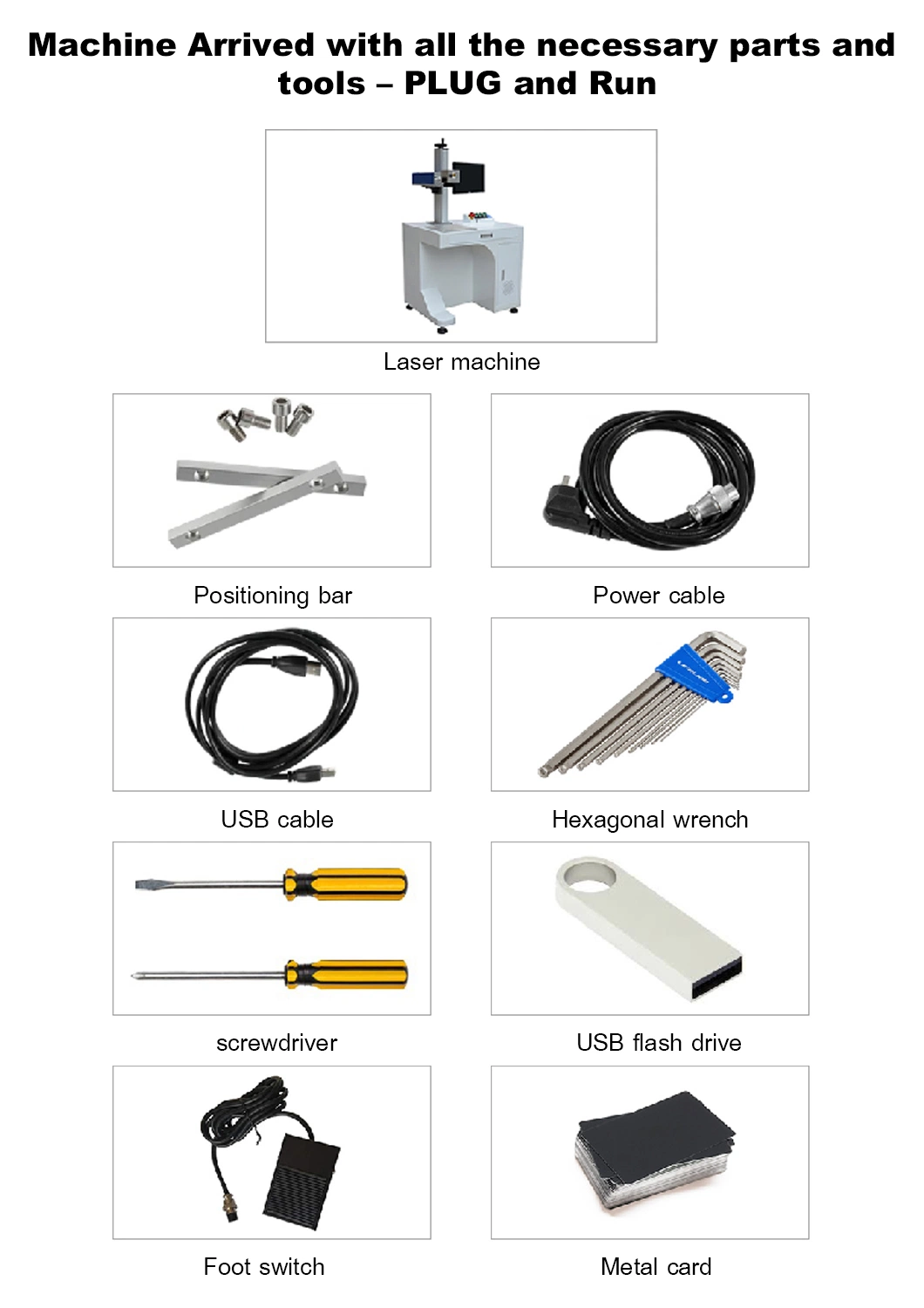 Advertising Model Fiber 30W 50W 60W 80W 100W CNC Metal Laser Engraving Machine Gold Silver Laser Engraving Cutting Machine Stainless Steel Marking