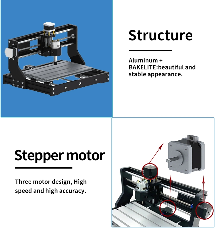 15W 3018 PRO CNC Laser Engraving Machine with 100W Spindle