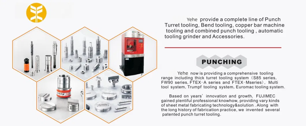 B Station CNC Punch Press Thick Turret Punch Tooling for Punch Machines