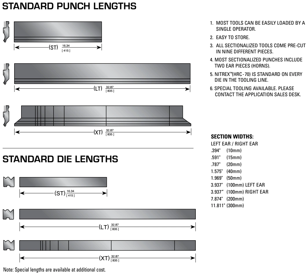 CNC Press Brake Machine Bending Tools