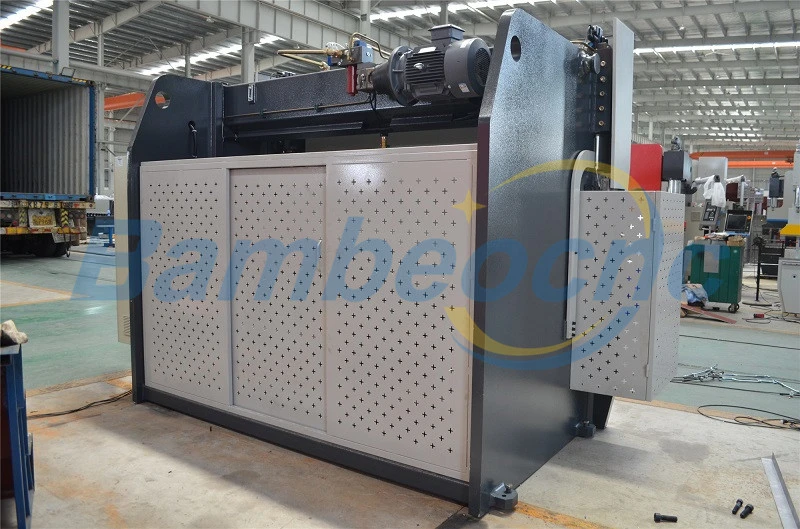We67K 160t 3200 mm CNC Press Brake with Crowning Automatic Compensation