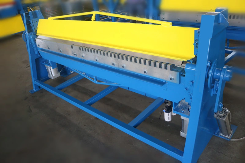 1.5 *1300 Plate HVAC Air Tube Pneumatic Folder Bending Machine, HVAC Duct Metal Sheet Tdf Flange Bender Folding Machine