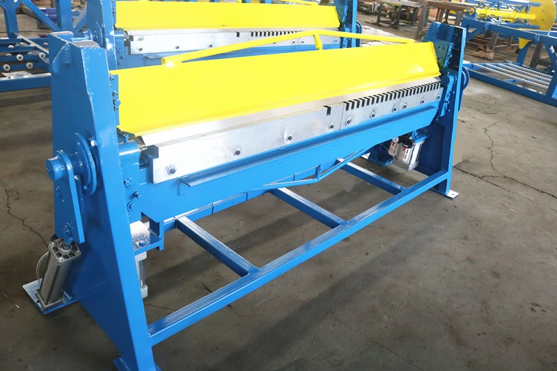 1.5 *1300 Plate HVAC Air Tube Pneumatic Folder Bending Machine, HVAC Duct Metal Sheet Tdf Flange Bender Folding Machine