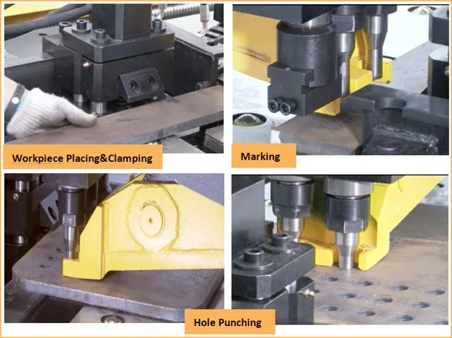 Raintech HP/Hpd Series CNC Hydraulic Hole Punching Machine for Metal Plates