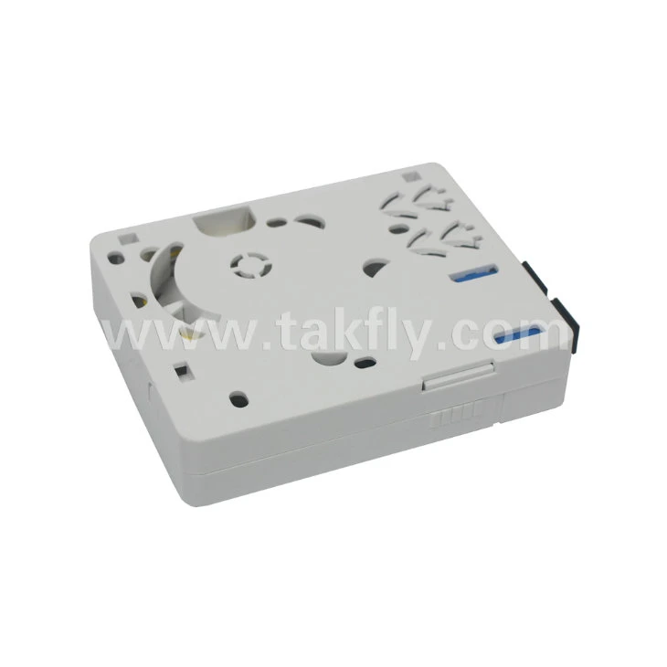 2f Wall Mount FTTH Socket Face Plate 2 Port Sc Fiber Optic Atb