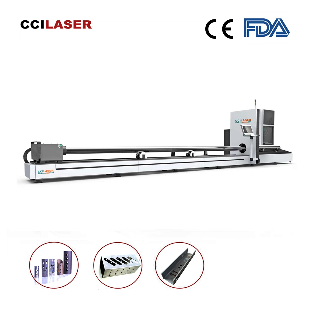 Ccilaser P Good Quality Aluminum Pipe Metal Cutter 1000W Wholesales 2kw 3kw Rotary CNC Stainless Steel Tube Laser Cutting Machine Price for Industrial Machinery