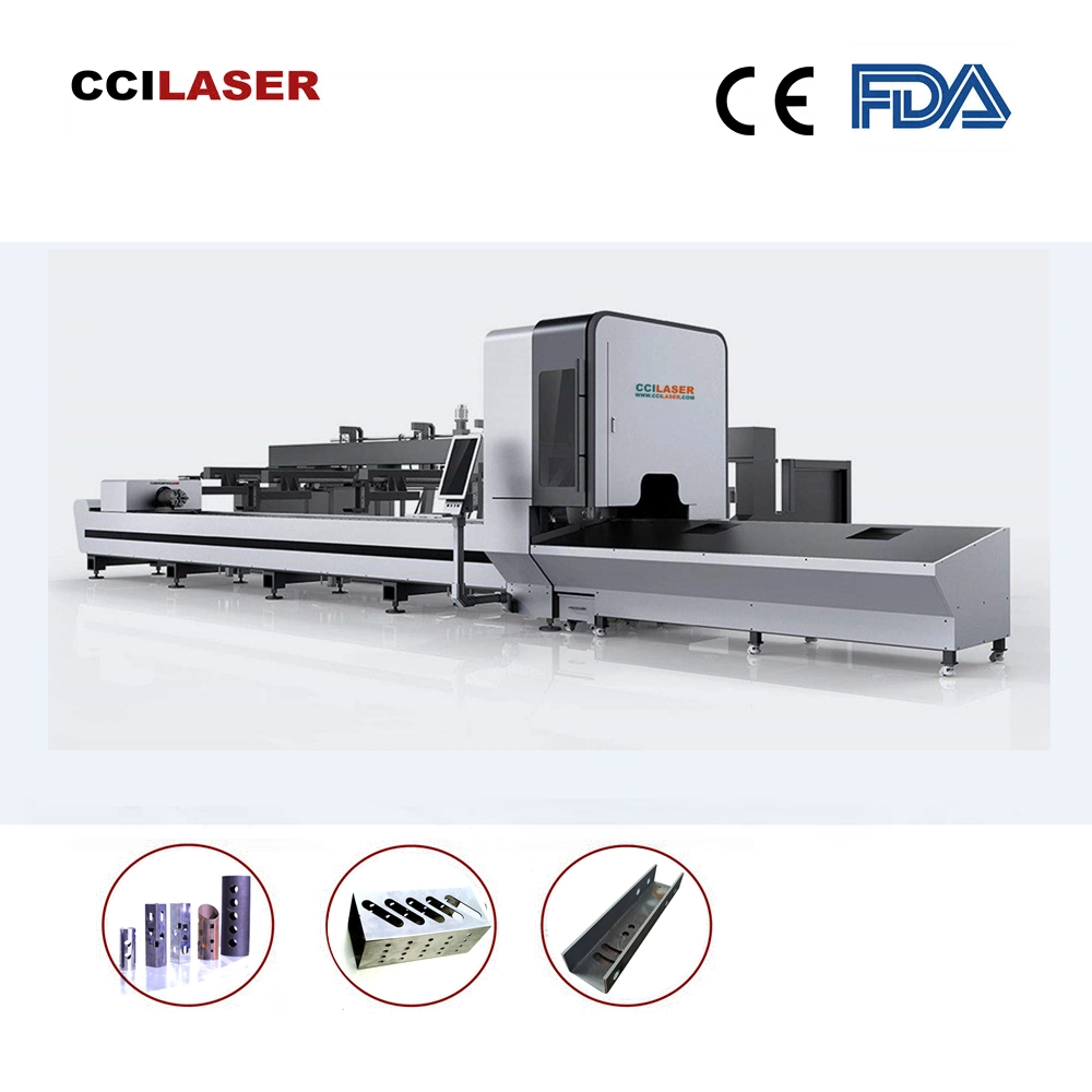 Ccilaser P Good Quality Aluminum Pipe Metal Cutter 1000W Wholesales 2kw 3kw Rotary CNC Stainless Steel Tube Laser Cutting Machine Price for Industrial Machinery