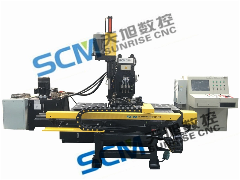 China CNC Punching Drilling Machine for Steel Plate of Transmission Tower Steel Structure Peb Fabrication