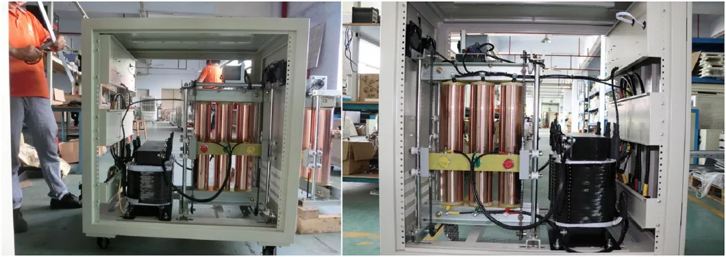 150kVA 200kVA Intelligent AC Industrial Voltage Frequency Stabilizer Regulator for Laser Cutting Printing CNC Machines