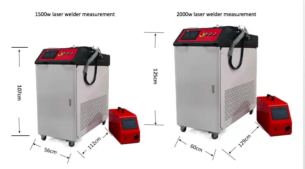 Monthly Deals 1500W Handheld Fiber Laser Welding Machine for Metal Sheet