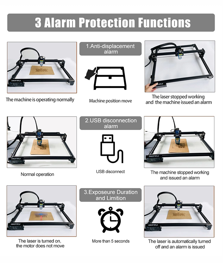 4540 Laser Machine for Wood and Black Acrylic Laser Cutter