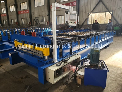 Botou Factory Roofing and Wall Panel Steel Roll Forming Machine