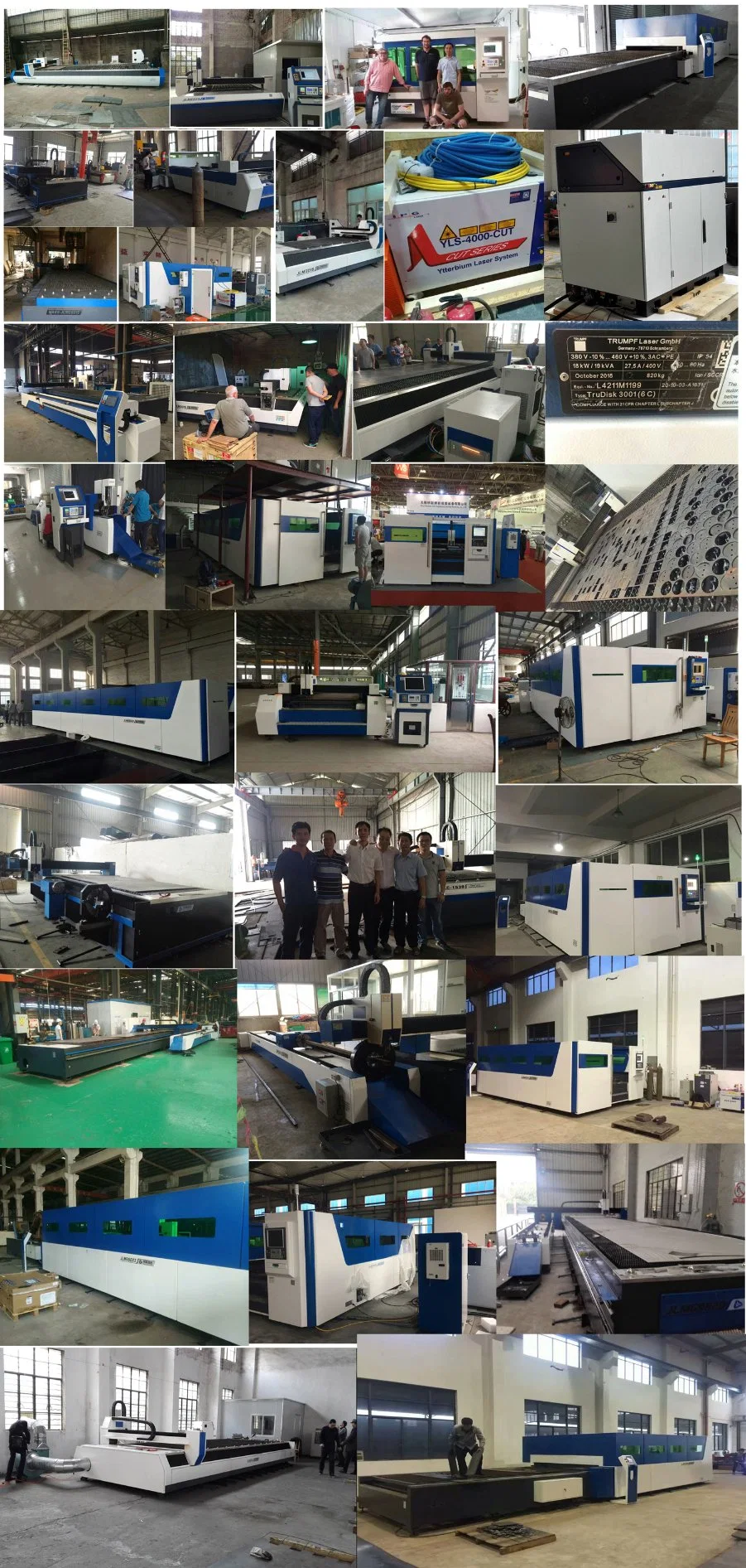 Exchange Table with Cover Fiber Laser Cutting CNC Machinery