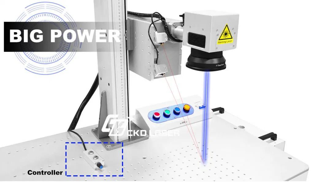 15W UV Laser Marking Machine for Clean Deeply Non-Metal Engraving Without Burning Cracking Can Add Motorized X-Y Axis Made by CKD Laser Co., Ltd