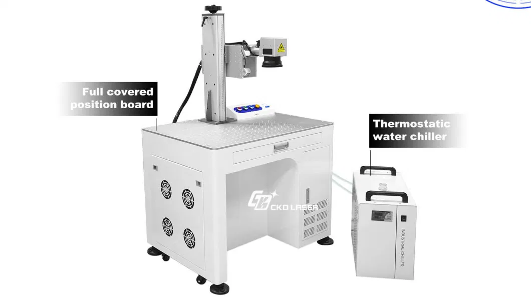 15W UV Laser Marking Machine for Clean Deeply Non-Metal Engraving Without Burning Cracking Can Add Motorized X-Y Axis Made by CKD Laser Co., Ltd