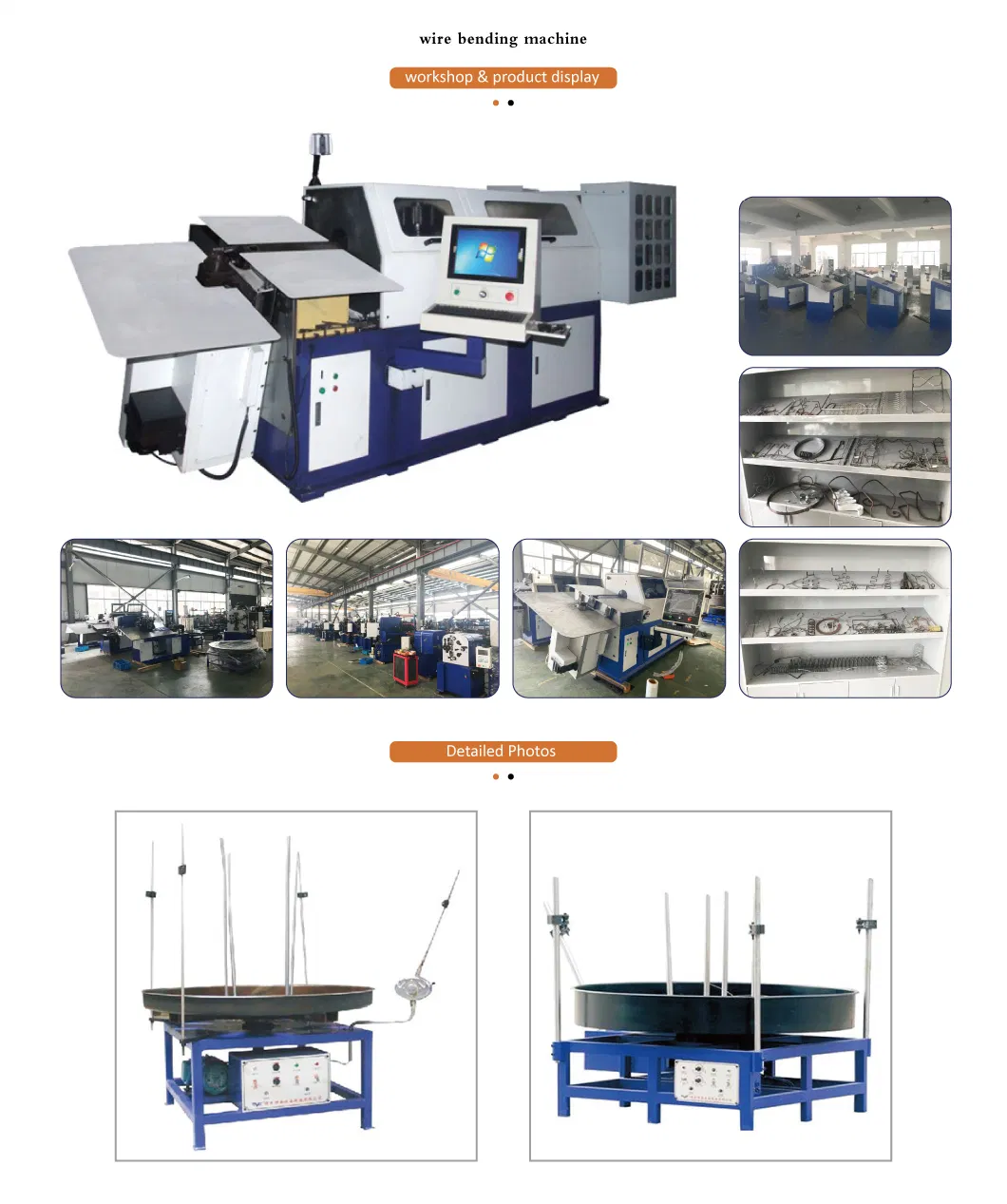 7 Axis 2D and 3D CNC Wire Rod Forming Bender Bending Machine