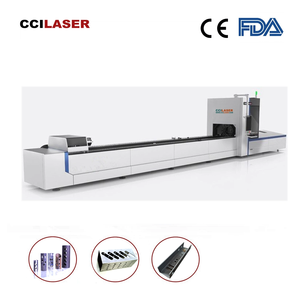 Ccilaser P Good Quality Aluminum Pipe Metal Cutter 1000W Wholesales 2kw 3kw Rotary CNC Stainless Steel Tube Laser Cutting Machine Price for Industrial Machinery