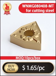 Cdbp Carbide Insert CNC Dnmg150408/Dnmg150404 Hard Metal Carbide Tips for Cutting Steel