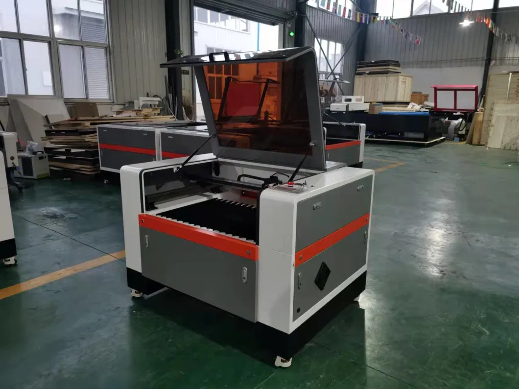 Wood Acrylic Plastic CO2 Laser CNC Engraving Cutting Machine Flc9060