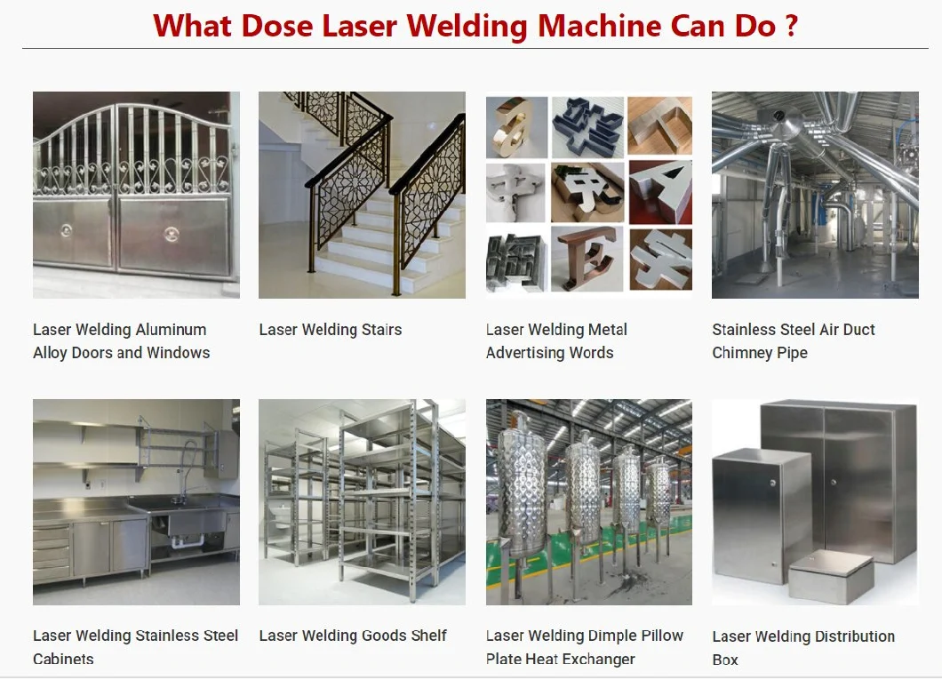 Customized Portable Welding Machine Handheld CNC Metal Cleaning Laser Cutting 3000W Dpx-W1000/1500/2000/3000