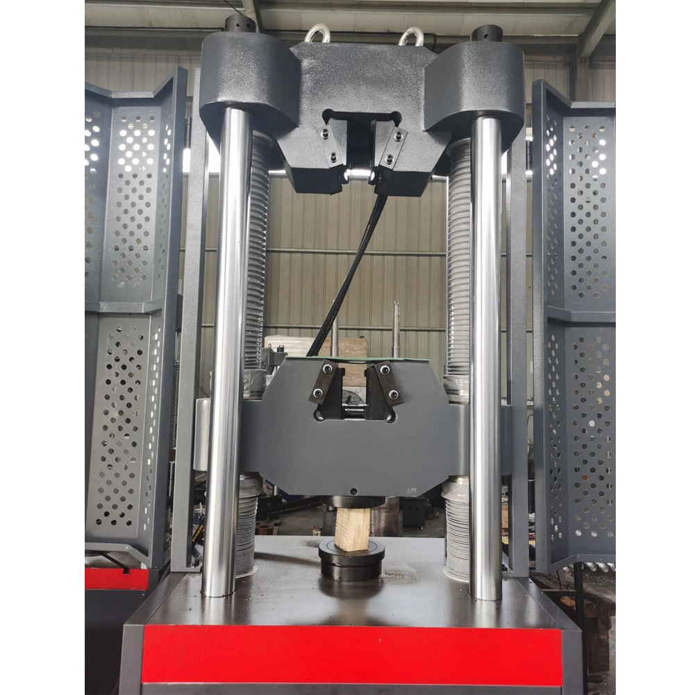 Electro-Hydraulic Laboratory Tensile Compressive Strength Bending Testing Equipment for Metal Steel Test with Extensometer