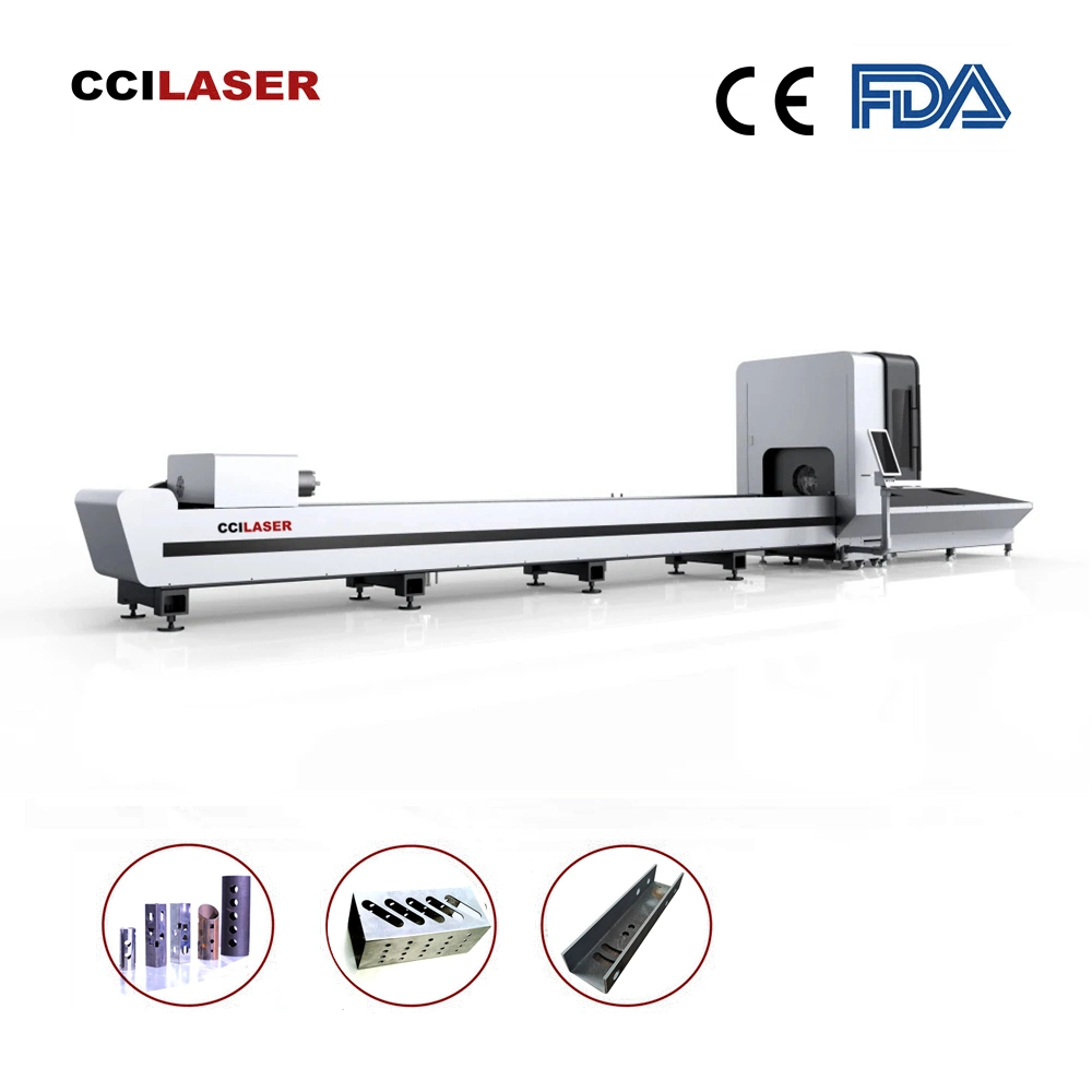 Ccilaser P Good Quality Aluminum Pipe Metal Cutter 1000W Wholesales 2kw 3kw Rotary CNC Stainless Steel Tube Laser Cutting Machine Price for Industrial Machinery