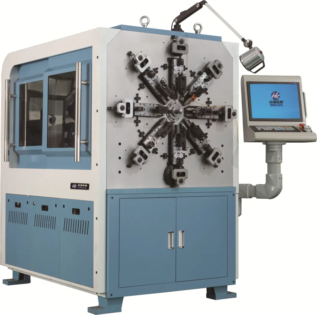 WECOIL-HCT-1225WZ 12-14 Axis CNC Camless Versatile Extension/Torsion Spring Forming Machine