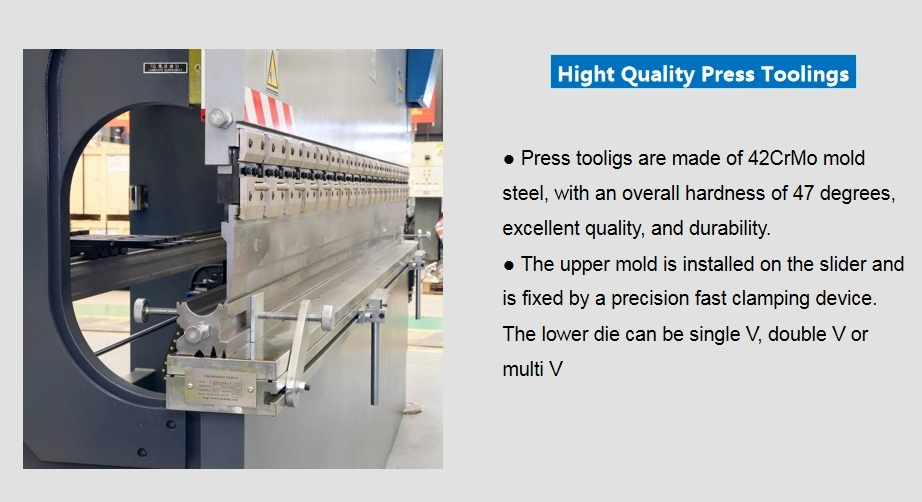 Good Quality CNC Press Brake with Delem Da-53t Metal Sheet Bending Machine