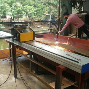 Small Portable Industrial CNC Plasma Laser Cutter with Plasma Power 200A 300A 400A