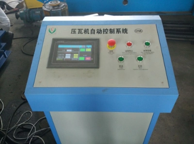 Roof Panel Electric Hydraulic Crimping Curving Bending Metal Tile Roll Forming Machine