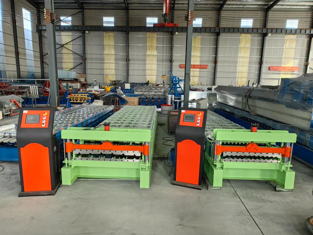 Customized Trapezoidal Roof Panel Roll Forming Machine