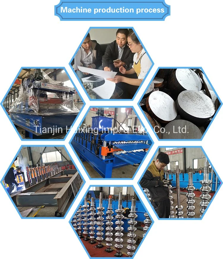 Botou Factory Roofing and Wall Panel Steel Roll Forming Machine