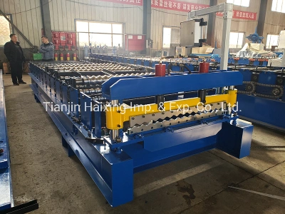 Botou Factory Roofing and Wall Panel Steel Roll Forming Machine