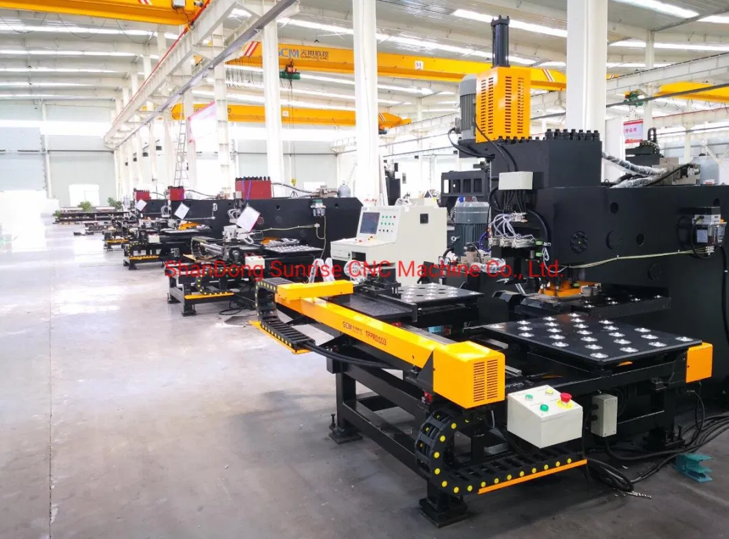 China Manufacturer CNC Hydraulic Punching &amp; Marking Machine for Steel Plates