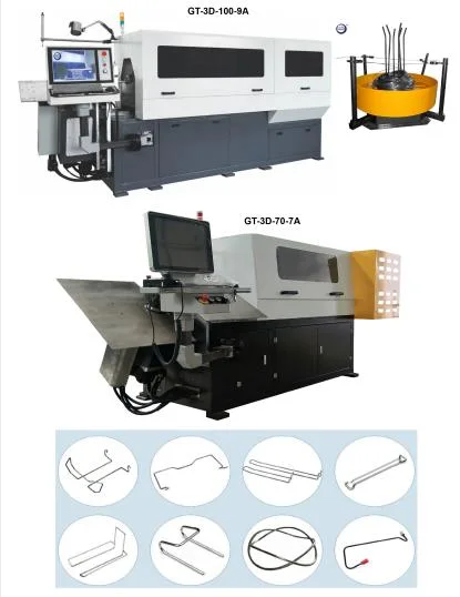 Automatic 2D 3D CNC Iron Wire Bending Machine Steel Wire Forming Machine