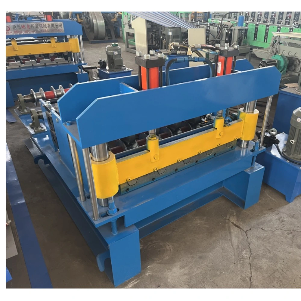 Automatic Custom Metal Roofing Sheet Crimping Hydraulic Curving Machinery Roof Panel Bending Bull Nose Roll Forming Machine