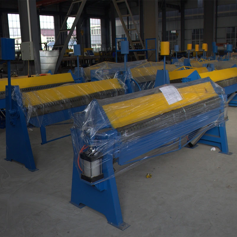 1.5 *1300 Plate HVAC Air Tube Pneumatic Folder Bending Machine, HVAC Duct Metal Sheet Tdf Flange Bender Folding Machine