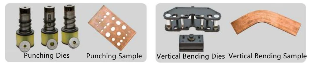 Raintech CNC Busbar Machine with Cutting Punching Bending for Copper Aluminium