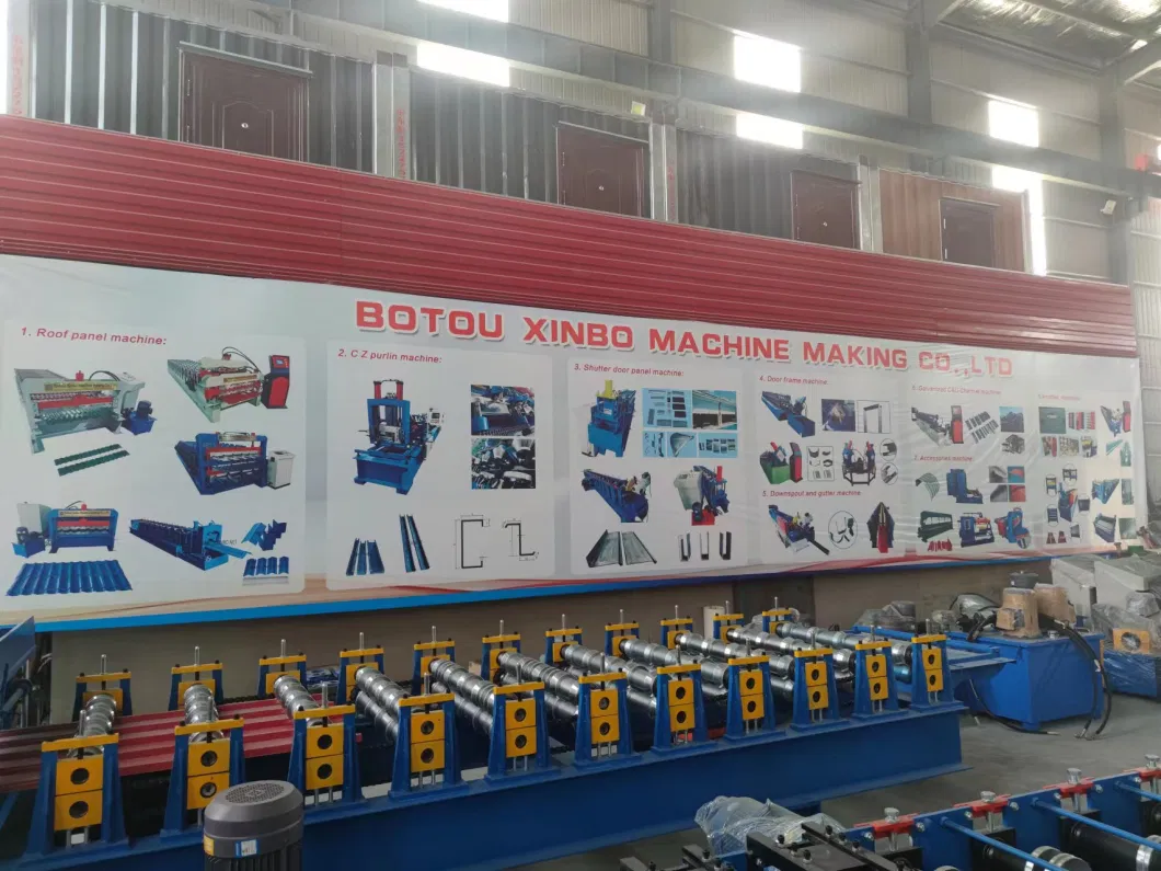 Customized Trapezoidal Roof Panel Roll Forming Machine