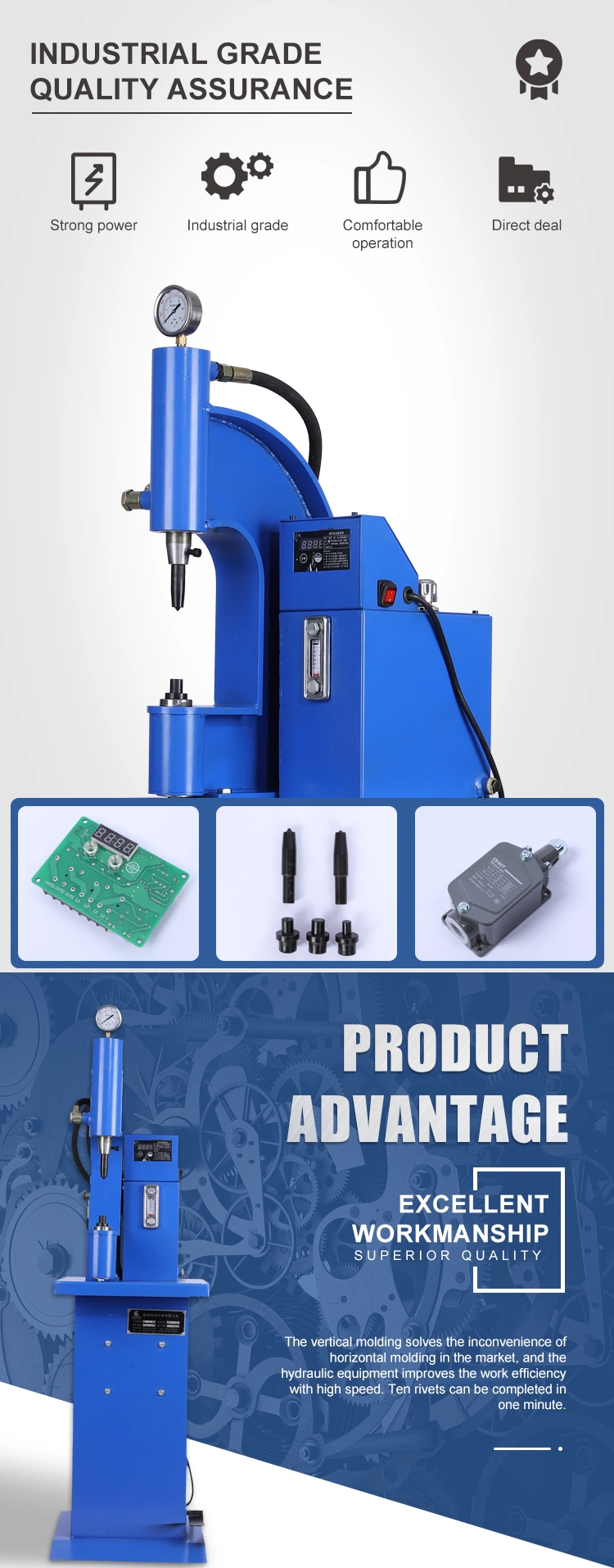 C-Frame Small Metal Parts CNC Hydraulic Hole Punching Machine Price / Sheet Metal Stamping Hydraulic Press